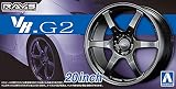 青島文化教材社(AOSHIMA) 1/24 ザ・チューンドパーツシリーズ No.83 ボルクレーシング VR.G2 20インチ プラモデル用パーツ
