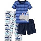 Carter's(カーターズ) 3ピースコットン&ジャージパジャマ ブルー スリープウェア 12歳【並行輸入】