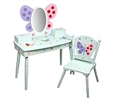 Olive Kids バタフライガーデン 化粧台&椅子セット ブルー BGR40004