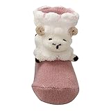 ベビー3Dソックス【動物シリーズ】【日本製】 (ひつじ ピンク)