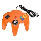 iFormosa N64 ゲーム機で使用できる ゲーム コントローラーブロス オレンジ IF-N64C-OR