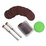 F Fityle 耐久性　カッティング　ホイールディスク　樹脂　切削ホイール　研削盤ディスク　全２カラー　約３６個入り - 赤