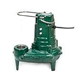 Zoeller 267-0002 115-Volt 1/2 Horse Power Model N267 Waste-Mate Non-Automatic Cast Iron Single Phase