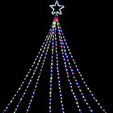 電光ホーム イルミネーション ドレープライト 1.5m×8本 160球