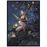 Fantasy North - ユマ・ヴェリック - レネゲード・フェアリー- 滑らかなマットTCGトレーディングカードスリーブ - マジックMTGコマンダーポケモンやその他のカードゲームにフィット - トランプスリーブ
