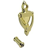 Anvilマーク804115ドアノックwith 160度ビューアPolished Brass