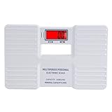 Eboxer　LCDデジタル電子個人秤　体重秤　家庭用　旅行用　持ち運び便利　ミニ(ホワイト)