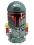 ラウンドミニサイズBoba Fett Tin Coin Piggy Bank