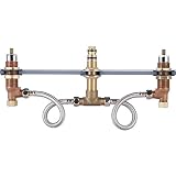 Olympia Faucets P-1131B Two Handle Roman Tub Valve Set, Chrome Finish [並行輸入品]