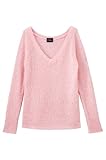 Angeliebe エンジェリーベ V ネック ニット フリー ペール ピンク