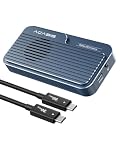 ACASIS 80Gbps M.2 NVMe SSDエンクロージャ、（冷却ファン搭載） m.2 ssd 外付けケース Thunderbolt5 /4/3/USB4 V2.0、4 V1.0、3.2/3.1/3.0対応 ssd 外付けケース MacBook Pro、iMac、Mac miniに対応 | 動画編集、データバックアップ、ストレージに最適