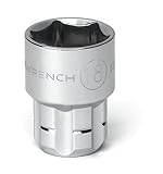 GearWrench 532180GR 3/8-Inch Drive (20mm) Pass Thru Ratchet Socket 18mm by GearWrench [並行輸入品]