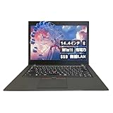 【整備済み品】（14.4インチ Office搭載） Aurora&Stars LenovoノートPC win11 T450 i5 五世代 カメラ内蔵 高速SSD 《Office 2019/無線LAN/Bluetooth/リカバリー用USB64GB》 (メモリ16GB, SSD512GB)