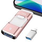 USBメモリー 4in1 多機能 データバックアップ 容量不足解消 外付けUSB 高速 (ピンク, 512GB)