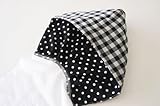 bebe couture(ベベクチュールベビー用品専門店)汗取りパット・汗取りパーカー黒ギンガムコットンガーゼ100％