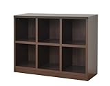 Frama Furniture(フラマファニチャー) 低ホルムアルデヒド オープンラック3列2段 ブラウン KSS-0086BR