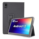【HUKWIMO】 LUCA TE102M3N1-B/LUCA TE103M3N1-B 用 ケース タブレットカバー 保護ケース スタンド機能付き 磁気吸着 薄型 超軽量 全面保護 高級PU スクラッチ対策 レザー 耐汚れ 耐久性 LUCA TE102M3N1-B/LUCA TE103M3N1-B 対応 [ブラック]