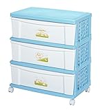 ラピカKIDSチェストワイド3段　ブルー