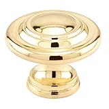 Slide-Co 162780 1-3/4-Inch Bi-Fold Door Knob Brass Plated [並行輸入品]