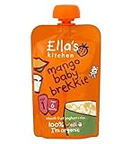 Ella's Kitchen Mango Baby Brekkie Stage 1 from 6 Months 100g (Pack of 2) - 6ヶ月からエラのキッチンマンゴーベビー朝飯ステージ