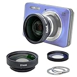 FotoZ 21mm 広角レンズ&シネマティックフィルター Kodak Pixpro FZ55用 磁気吸着設計 夢のようなロマンチックな効果を生み出します