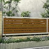 【店長おすすめ！】　YKK　ルシアスフェンスF04型　本体　T100　【アルミフェンス　柵】 　キャラメルチーク／ステン