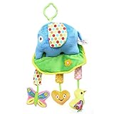 timberlark Lovely Elephant Baby Plush Doll Hangingベル風チャイムRattleおもちゃKids Developmental