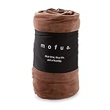 mofua (モフア) 掛け布団カバー うっとりなめらかパフ 布団を包める毛布 ダブル ダブル...