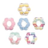 6重 綿100% よだれかけ ビブ ベビー ビブ スタイ 柔らかい 出産祝い 360°回転可 6枚入り
