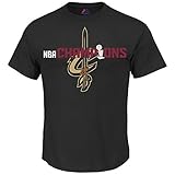 Majestic Youth Cleveland Cavaliers 2016 Champion LeBron James Tee ブラック