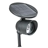 Paradise GL29982BK Solar Aluminum LED Spot Light, 13.5' [並行輸入品]