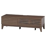 不二貿易(Fujiboeki) Tv台 ミディアムブラウン 幅120×奥行42×高さ38.5cm ライン 98660