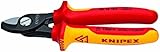KNIPEX 95 18 165 US 1,000V Insulated Cable Shears [並行輸入品]