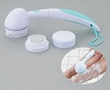 【防水】気持ちよく全身を洗える電動ボディブラシ　■回転式電動ボディブラシ　ロンド