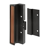 Slide-Co 14538-B Sliding Door Handle Set, Black Aluminum, International Bronze by Slide-Co