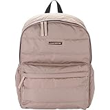 Perry Mackin Paris Water Resistant Nylon Diaper Bag Backpack, Beige by Perry Mackin
