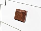 IndianShelf 2のセット手作りオレンジ木製ドアノブキャビネットPulls 標準 オレンジ WRK-07-1-16