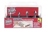 Vermont American 23009 VA Carbide Decor Surfacing Set, 4-Piece [並行輸入品]