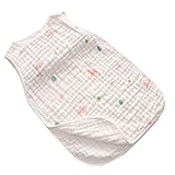 ange select 6重 ガーゼ 柔らか スリーパー キッズ ベビー 通気 吸水 コットン (シカM)