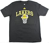 Los Angeles Lakers Nba YouthバンクショットTシャツブラック M ブラック