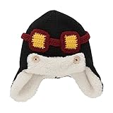 パイロットニット帽子 【48-50cm】　ブラック