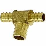 WattsLFP-543PEX Brass Tee-1/2CFX1/2CFX3/4CF TEE (並行輸入品)