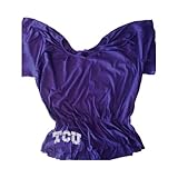 TCU Horned Frogs公式NCAA E X tra Large ( SZ。14 – 16 ) Peasant Top By Glitterギア