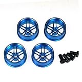 イーグル模型 ミニ四駆用5スポーク大径ホイール #MINI4-W001U-LBL