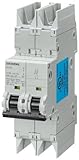 Siemens 5SJ42157HG42 Miniature Circuit Breaker UL 489 Rated 2 Pole Breaker 1.6 Ampere Maximum Trippi