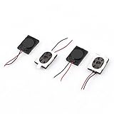 uxcell　マグネットスピーカー　1W　8 オーム　15 x 11 x 3.7mm　4枚入り