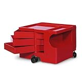 B-LINE（ビーライン）「BOBY WAGON（ボビーワゴン）」1段3トレイ/レッド BOBY13RE