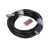 〈HOTEISON〉 リョービ 高圧洗浄機 延長 ホース 柔らかい 40MPa 60℃ M22めねじ (軸心15mm) × M22おねじ (内径15mm) 8M