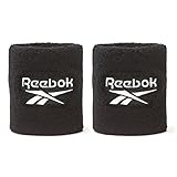 リーボック(Reebok) スポーツ リストバンド ショート ブラック 吸汗 速乾 伸縮 運動 男女兼用 RASB-11020 RASB-11025