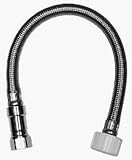 Homewerks Worldwide 7233 – 20 – 12 – 2 LLC 1 / 2 "圧縮X 7 / 8 " ballcock X 20インチ、ステンレススチールトイレコネクター